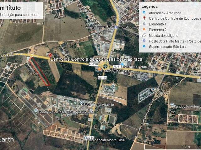 #25 - Área para Venda em Arapiraca - AL - 2